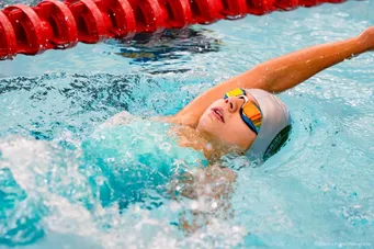 Swimming competition at Folkestone pool